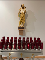 digital prayer candle baby Jesus